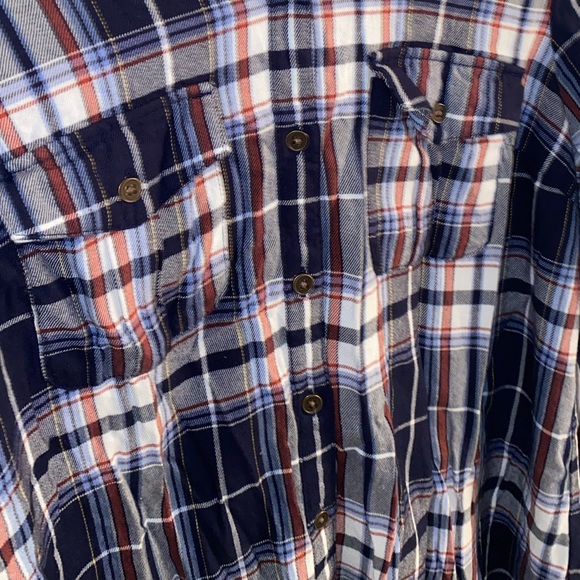 New Directions Tartan Plaid Button Up Shirt Women’s Size Small - Picture 6 of 6